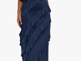 Women Summer Elegant Strapless Midi Ruched Bodycon Dress Solid Color Stretch Mesh Slim Party Cocktail Dresses